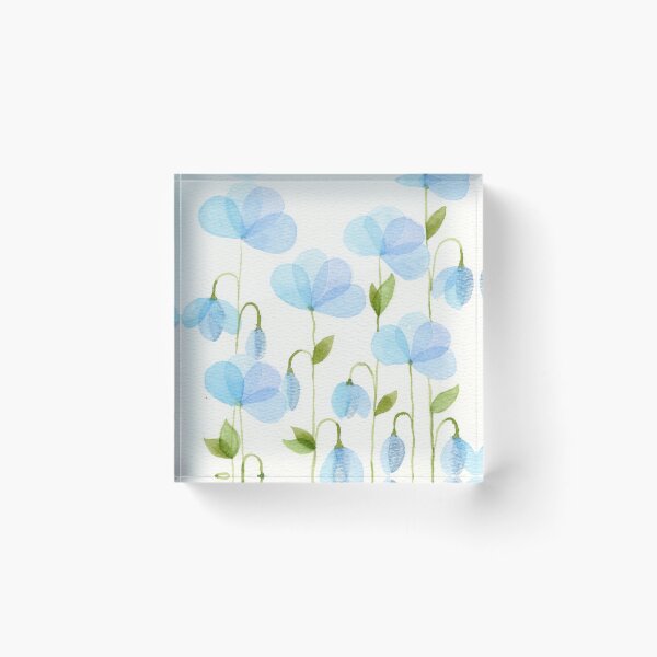 Item preview, Bubble Petals - Blue designed and sold by Aileen David.