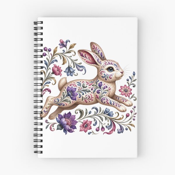 Item preview, Floral Folk Rabbit designed and sold by PetalGarden.