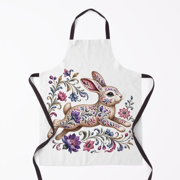 Item preview, Floral Folk Rabbit designed and sold by PetalGarden.