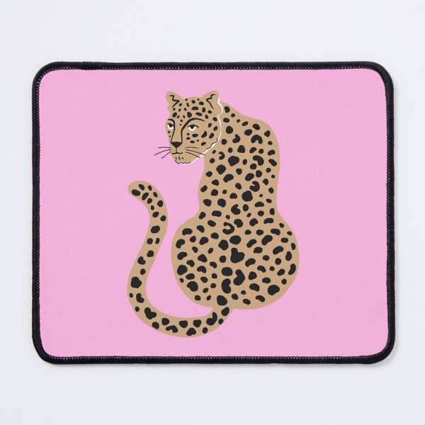 Item preview, Leopard Illustration Pink Background Art designed and sold by jianina-alondra.