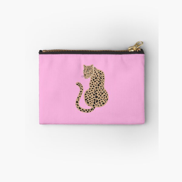 Item preview, Leopard Illustration Pink Background Art designed and sold by jianina-alondra.