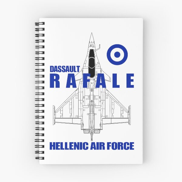 Item preview, Dassault Rafale Hellenic Air Force Technical Blueprint - Black Edition designed and sold by Magazine Combate.