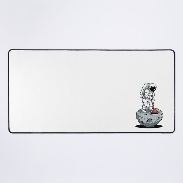 Item preview, Space Plumber Astronaut Fixing a Crater Clog designed and sold by Rare By Hero.