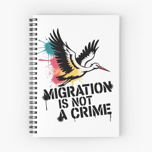 Item preview, Banksy Stork - Migration is not a crime designed and sold by 123ks.
