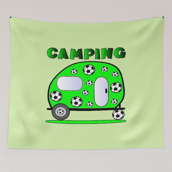 Item preview, Camping Football designed and sold by minimalartstory.