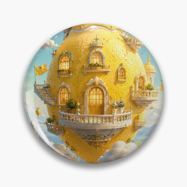 Item preview, Lemon Cloud Palace Sticker designed and sold by blossomfun.