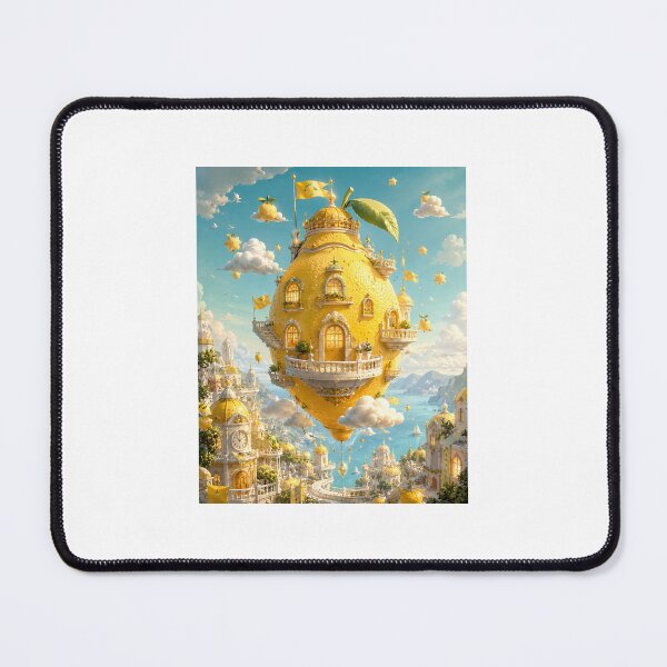 Item preview, Lemon Cloud Palace Sticker designed and sold by blossomfun.