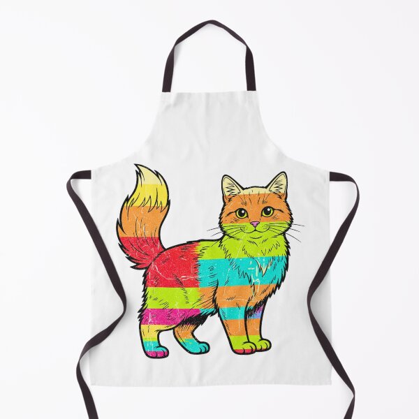 Item preview, Rainbow Cat Pride Colorful Vintage Design designed and sold by ArtSpark Studio.