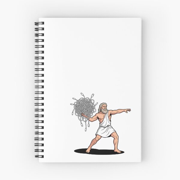 Item preview, Greek God Zeus Throwing Tangled Charger Cables designed and sold by Rare By Hero.