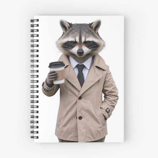 Item preview, Funny Coffee Raccoon Meme – Cute Trash Panda Drinking Coffee Animal Design designed and sold by cats-dogs1.