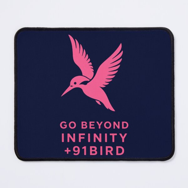 Item preview, +91BIRD Go Beyond Infinity (Neon Pink) designed and sold by Plus91BIRD.