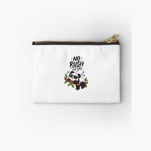 Item preview, No Rush Just Vibes Cute Panda Design designed and sold by lovepower.