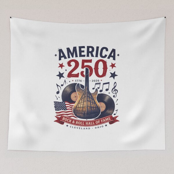 Item preview, America 250 Rock and Roll Hall of Fame Cleveland Ohio Vintage Shirt v1 designed and sold by DarylWelsh2024.