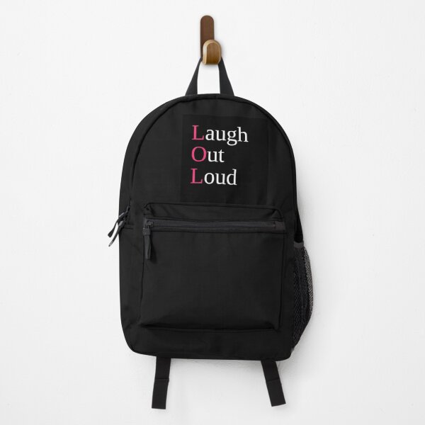 Item preview, LOL — Laugh Out Loud Colorful Typography Quote designed and sold by VzerosDigital.