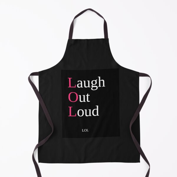 Item preview, LOL — Laugh Out Loud Colorful Typography Quote designed and sold by VzerosDigital.