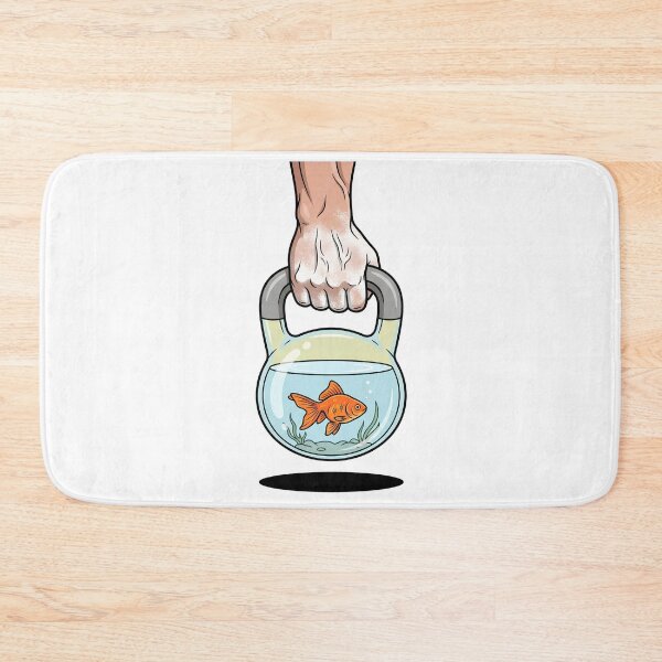 Item preview, Goldfish In Glass Kettlebell Fishbowl Workout designed and sold by Rare By Hero.