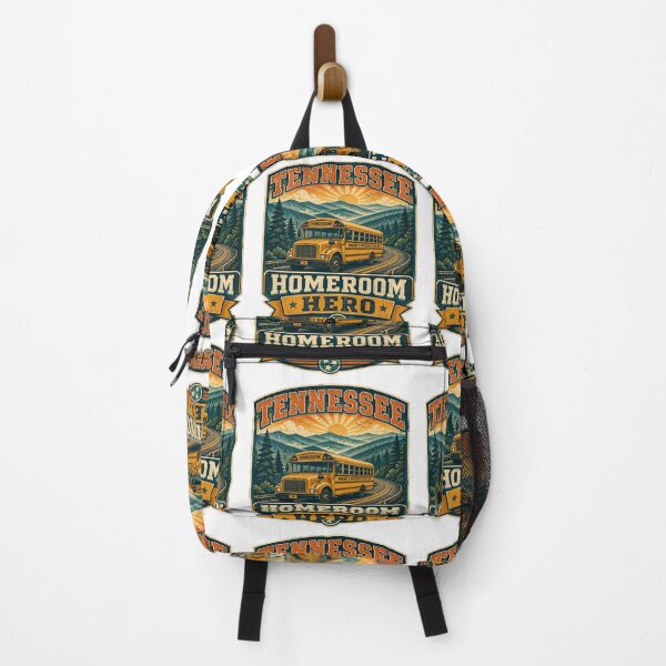 Item preview, Tennessee Homeroom Hero Retro Vintage School Bus Smoky Mountains designed and sold by Globalcitytees.