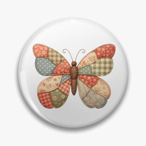 Item preview, Vintage Patchwork Butterfly designed and sold by oblexwear.
