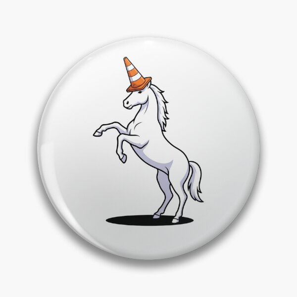 Item preview, Funny DIY Unicorn Horse With Traffic Cone designed and sold by Rare By Hero.