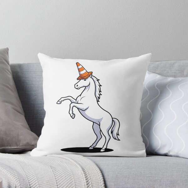 Item preview, Funny DIY Unicorn Horse With Traffic Cone designed and sold by Rare By Hero.