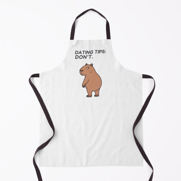 Item preview, Dating Tips: Don't. Funny Capybara Meme designed and sold by Sir Capy B.