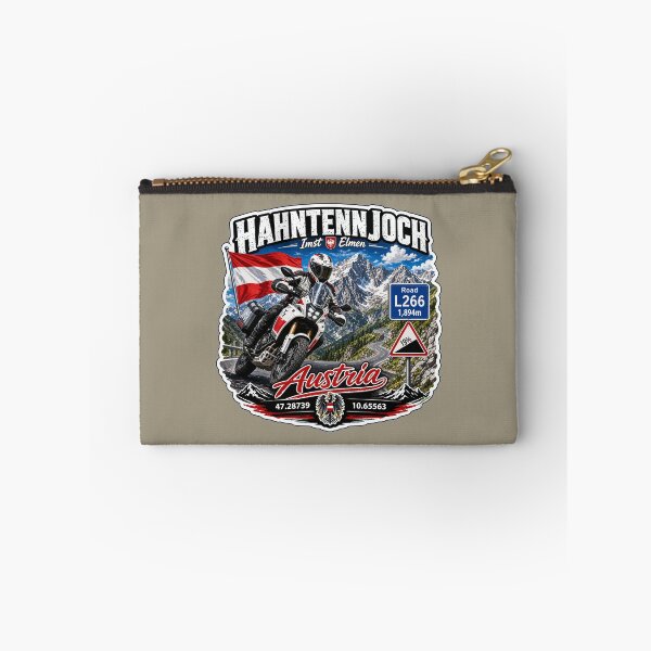 Item preview, Hahntennjoch High Alpine Pass Austria Motorcycle Sticker TShirt 03 designed and sold by OuterShellUK.