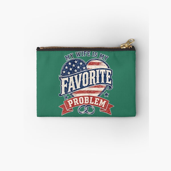 Item preview, My Wife is My Favorite Problem Funny Husband Patriotic Humor designed and sold by KristineLi.