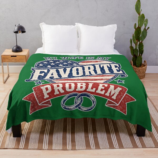 Item preview, My Wife is My Favorite Problem Funny Husband Patriotic Humor designed and sold by KristineLi.