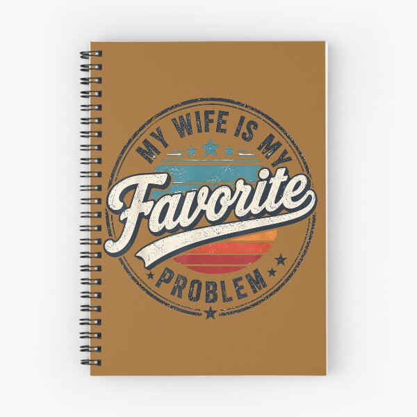 Item preview, My Wife is My Favorite Problem Funny Husband Retro Love designed and sold by KristineLi.