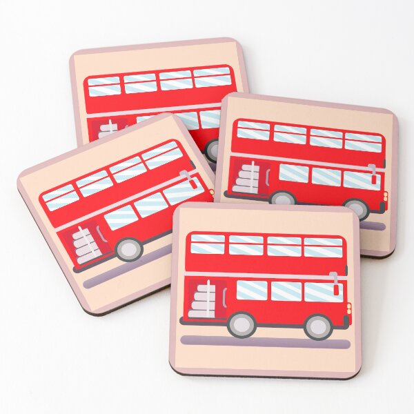 Item preview, Bus Red designed and sold by minimalartstory.