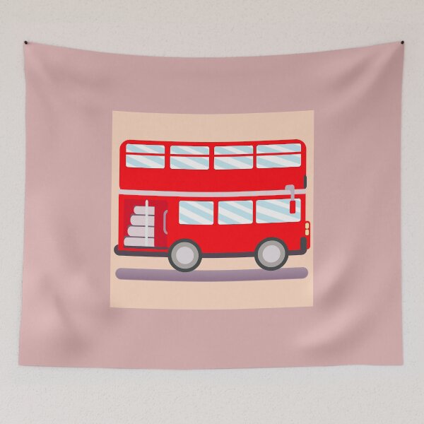 Item preview, Bus Red designed and sold by minimalartstory.