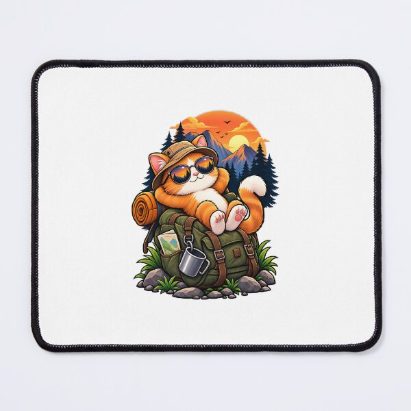 Item preview, Adventure Cat Mountain Explorer Design designed and sold by lovepower.