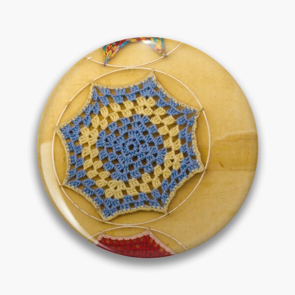 Item preview, Colorful Crochet Wall Hangings On Yellow Rustic Wall — Bohemian Handmade Textile Decor designed and sold by Nmallia.