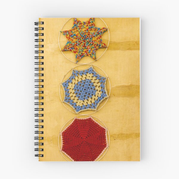 Item preview, Colorful Crochet Wall Hangings On Yellow Rustic Wall — Bohemian Handmade Textile Decor designed and sold by Nmallia.