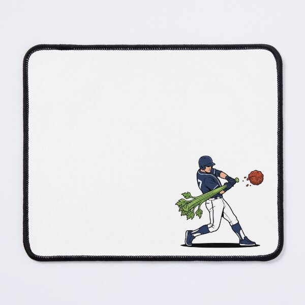 Item preview, Baseball Player Hitting Meatball With Celery Bat designed and sold by Rare By Hero.