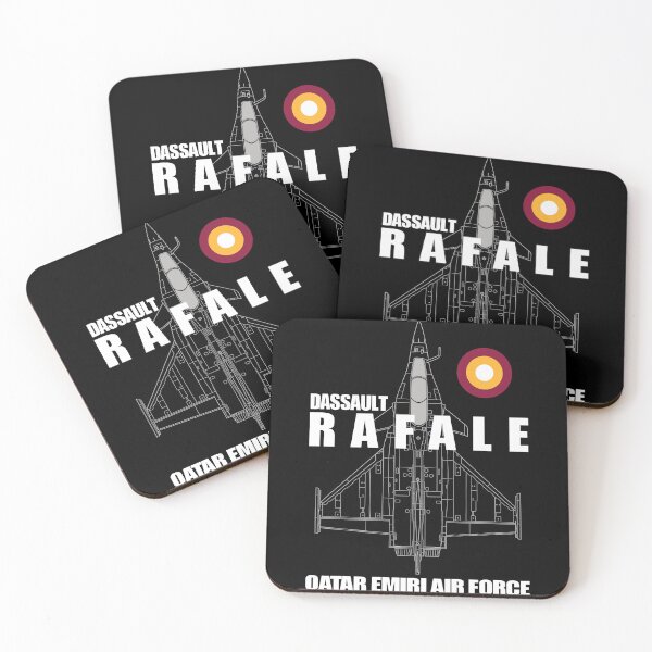 Item preview, Dassault Rafale Qatar Emiri Air Force Technical Blueprint - White Edition designed and sold by Magazine Combate.