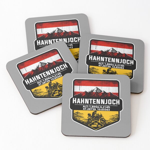 Item preview, Hahntennjoch High Alpine Pass Austria Motorcycle Sticker TShirt 05 designed and sold by OuterShellUK.