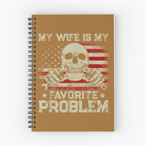 Item preview, My Wife is My Favorite Problem Funny Mechanic American Flag designed and sold by KristineLi.