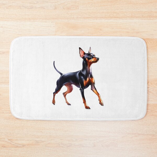 Item preview, Elegant Miniature Pinscher Watercolor Art designed and sold by OlyvieArt.