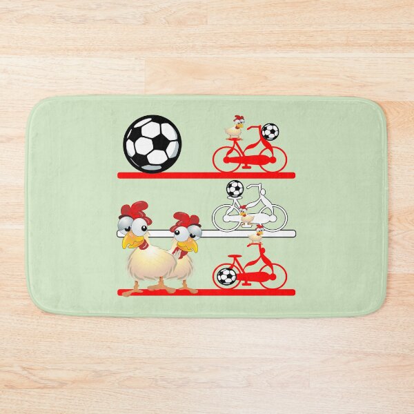 Item preview, Austria Football Chickens Bicycle designed and sold by minimalartstory.