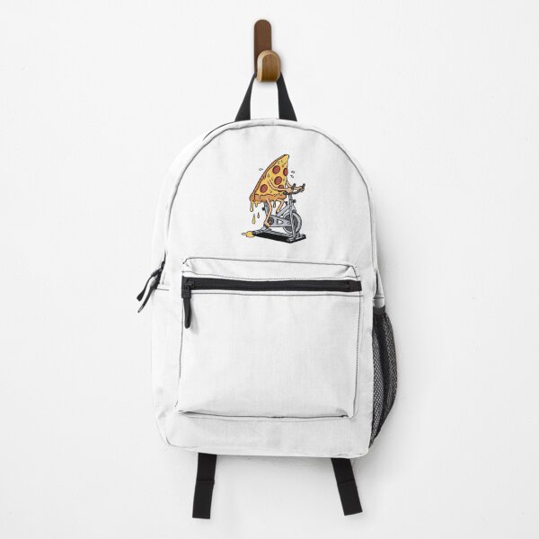 Item preview, Funny Sweating Pizza Slice On Exercise Bike designed and sold by Rare By Hero.
