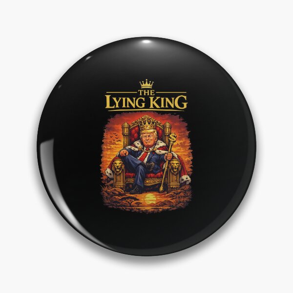 Item preview, The Lying King Trump Political Parody No Kings designed and sold by Glow-Paw-Studio.