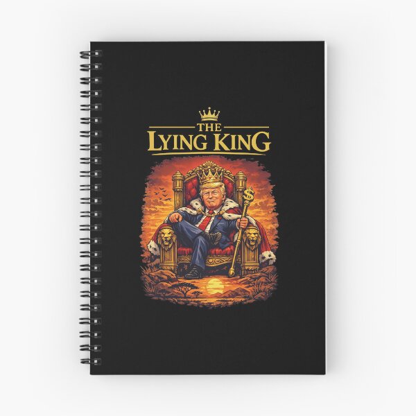 Item preview, The Lying King Trump Political Parody No Kings designed and sold by Glow-Paw-Studio.
