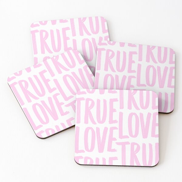 Item preview, True Love Pink Repeated Typography Art designed and sold by jianina-alondra.