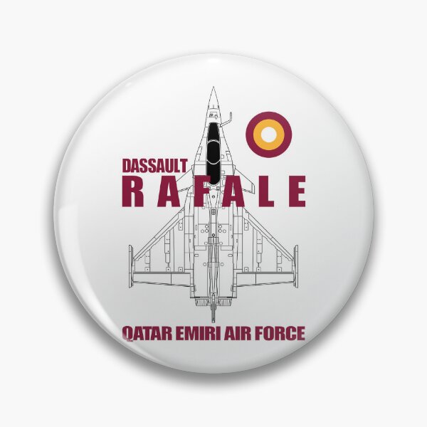 Item preview, Dassault Rafale Qatar Emiri Air Force Technical Blueprint - Black Edition designed and sold by Magazine Combate.
