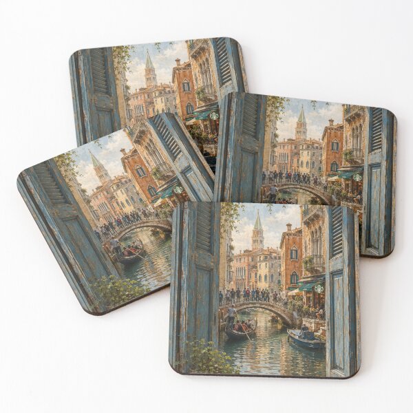 Item preview, Venice Canal Modern Window View designed and sold by Ada’s Mystic Atelier .
