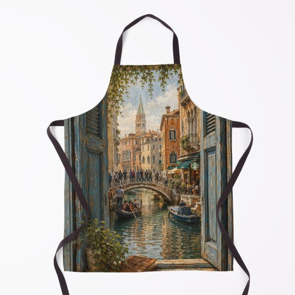 Item preview, Venice Canal Modern Window View designed and sold by Ada’s Mystic Atelier .