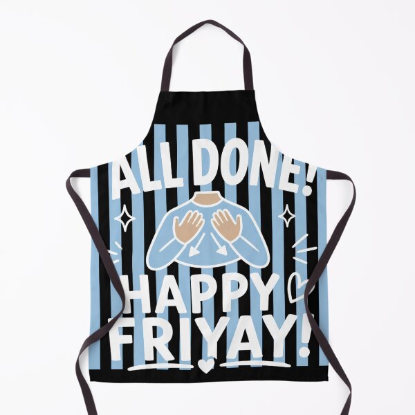 Item preview, Striped All Done Happy Friyay ASL Sign Language SPED Teacher Special Education Friday designed and sold by VGAfanatic.