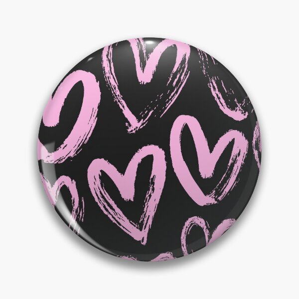 Item preview, Pink Hearts Hand Drawn Pattern designed and sold by jianina-alondra.