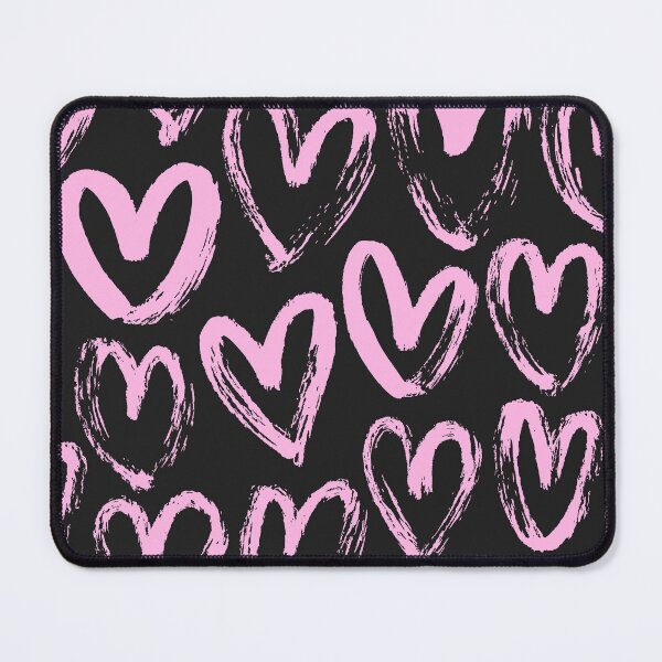 Item preview, Pink Hearts Hand Drawn Pattern designed and sold by jianina-alondra.